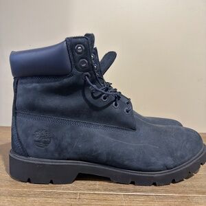 Timberland 6 Inch Premium Navy Mono Mens Size 13 Boot Waterproof Combat